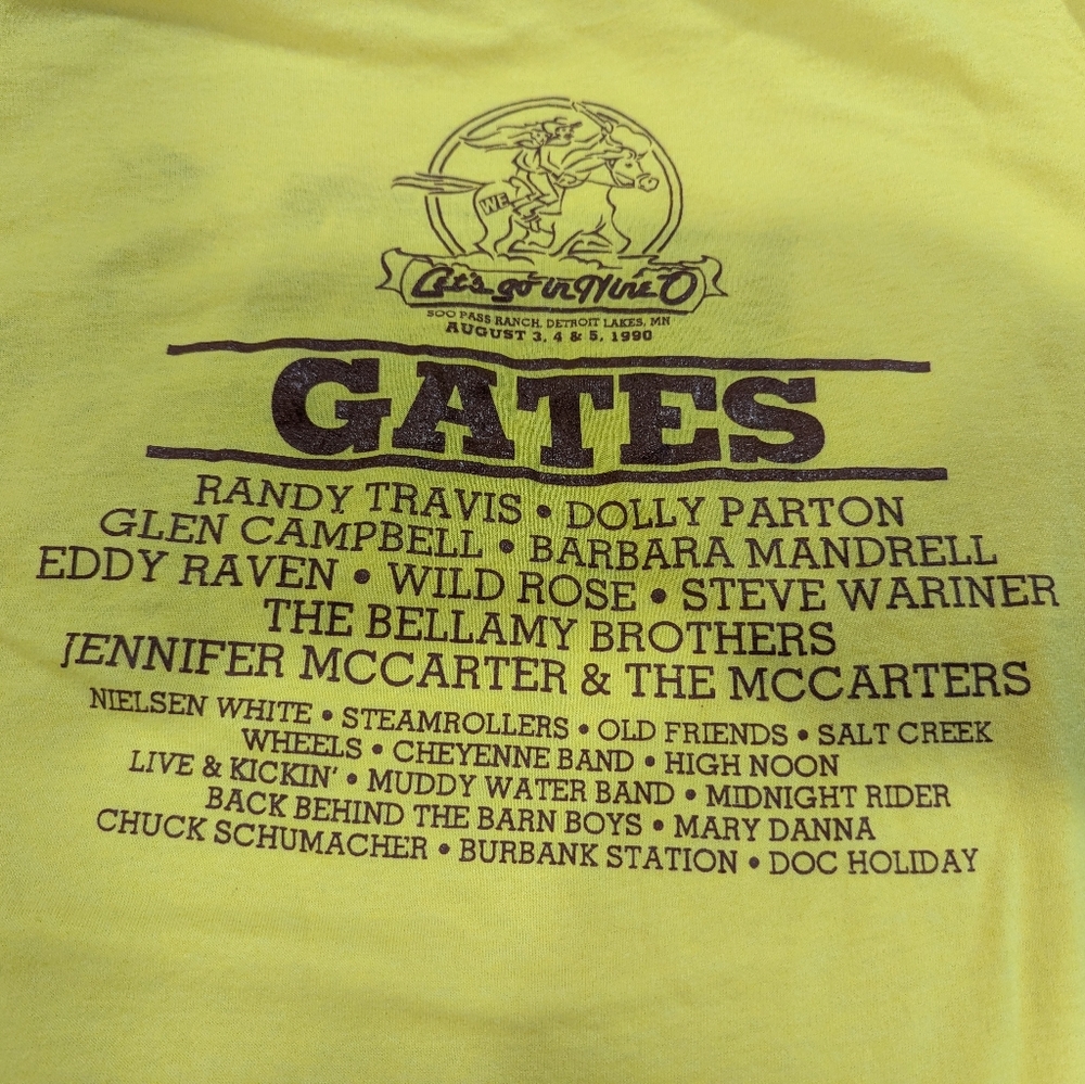 1990 WE Fest T Shirt - Picture 2 of 5